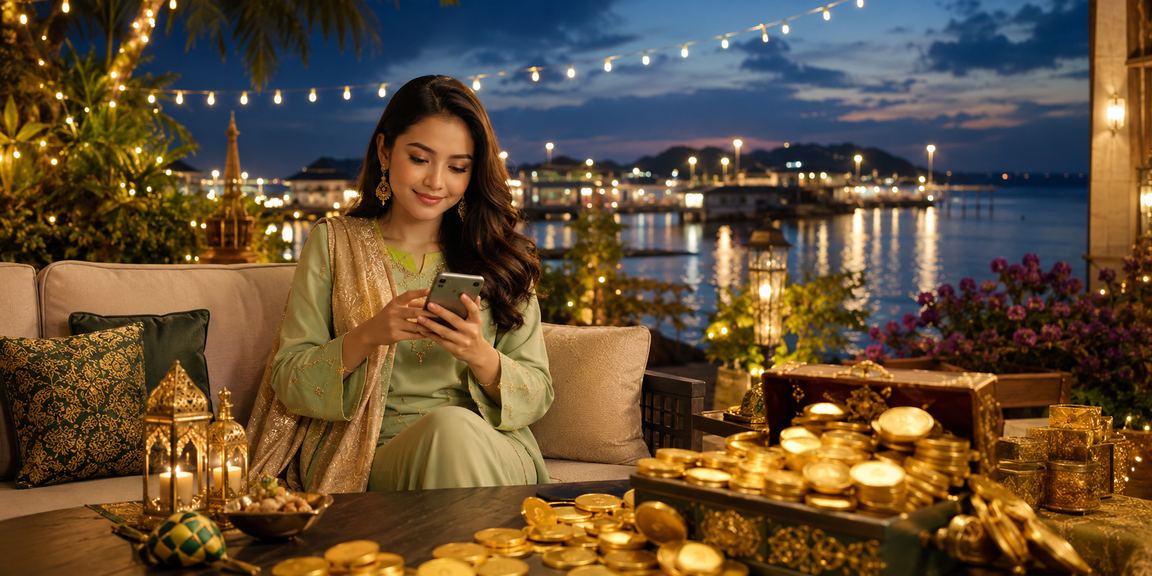 Pengguna baharu 7eleven Malaysia menikmati kasino mudah alih semasa perayaan Hari Raya
